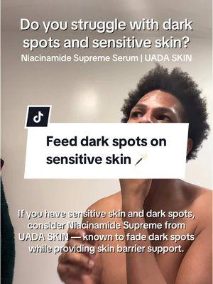 If you have dark spots and sensitive skin, did you know niacinamide works best to fade hyperpigmentation? ##darkspot##sensitiveskincare##darkspottreatment##evenskintone##darkspotserum##brighteningskincare##brighteningserum