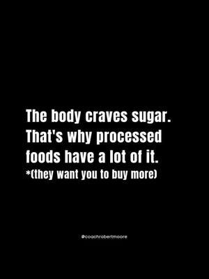 Looking to finally boost your energy and shed pounds without the overwhelm? 🌱💪 Watch my free video where I share 3 simple steps to help busy parents get their energy back and lose weight without complex meal prep or hours in the gym. DM “ENERGY” or click the link to coachrobertmoore.com/free-energy-video-opt-in to access it now! 🎥✨ It's not all your fault... They know that sugar is addictive... And that's why they put it in everything. Just like any other addiction, it will take intention to change it. Start by learning how to identify sugar in all its forms... This way, you can start to avoid it. To handle the withdrawal that comes with giving it up, you can eat more fresh fruit. Also dates and raisins are a great option. It's time you finally give up what's holding you back. Take charge of your health with the Healthy & Fit Challenge. This challenge is designed for people who are ready to make a change take control of their health and happiness. Don't let health issues hold you back any longer. Join the challenge today. Dm me the word SUGAR for details. #removesugar #sugarfree #healthyandfit