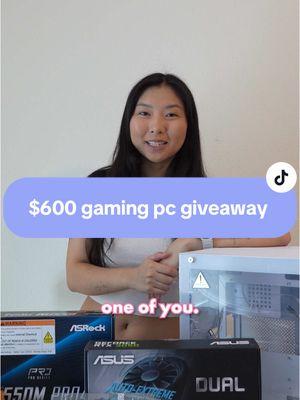 I have more giveaways planned for you guys 👀👀💕  Will draw winners on 12/28 at 8pm pt #pcbuild #budgetgaming 