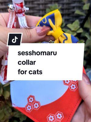 Dress your cat as Sessho-meow-ru!⁠ ⁠ #sesshomaru #inuyasha #cats #cat #catvids #catvideos #catvid #catsoftiktok  #catreels #shopsmallbusiness #shopsmall #petaccessories #petharness #catharness #catcollar #catmom #catinfluencer #catfluencer 