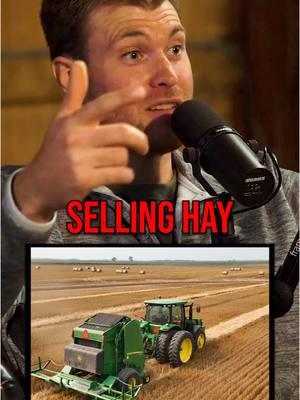 The fluctuation of the hay market #haybales #hay #baler 