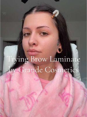 Im shook at how good @Grande Cosmetics products are bc did you see that???🤩 #browlaminationtutorial #brow #browlaminate #grandecosmetics 