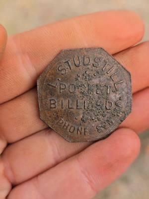 Super Old #letsgo #hobby #couples #LIVE #metaldetecting #token #1800s 