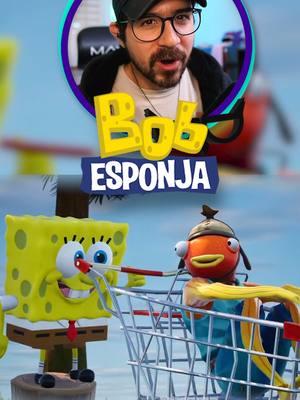 Bob Esponja LLEGÓ a Fortnite 😱🔥 #gamerentiktok #uefn #mapasfortnite #fortnitelatam #bobesponja  #gusbars 