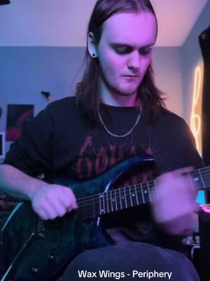 Wax Wings - Periphery  #aal #periphery #guitartok #guitar #band #shred #ernieball #majesty #johnpeteucci #musicman #guitarsolo #guitaristsoftiktok #guitaristsofinstagram 