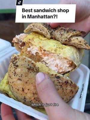 Exciting news! Brooklyn’s beloved sandwich shop, @Ediths Sandwich Counter, has crossed the river and landed in the West Village. Manhattan, your sandwich game just got an upgrade and here’s the top things you have to try when you go! #sandwich #latkes #nyc #westvillage #nycfood #ediths #snackpass