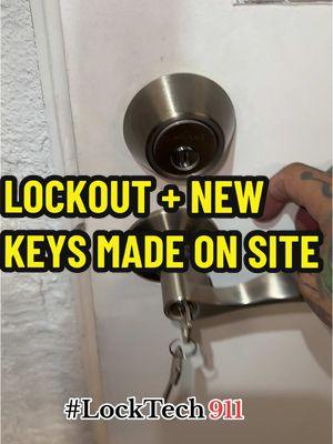 Did something pretty cool on this #lockout watch after i picked the lock when I used my #plugspinner to unlock the door. Once i picked both locks open i #rekeyed them to new keys. #locksmith #LockTech911 #lockpicking101 #lockpicking #rekey #ashtrevino #drones #frontdoor #lockpickinglawyer #lockpickingskills 