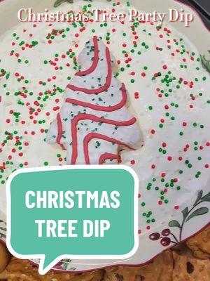 Have seen seen this viral Christmas Tree dip? It's so delicious and SO easy! Make it for a holiday party or any random Tuesday for your family or yourself. I won't judge. #rvlife #rvlifestyle #rvkitchen #campcooking #campfood #christmasrecipe #holidayrecipe #partyrecipe #diprecipe #Foodie #FoodLover #foodporn @Little Debbie 