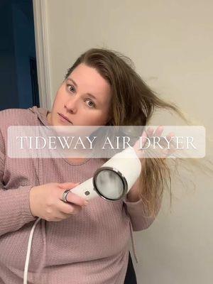 This Tideway High Speed Air Dryer has some power!! 🤍 @Tideway #tideway #tidewayblowdryer #blowdryer #blowdry #tidewayhairdryer 