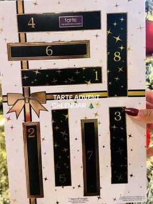 Tarte Cosmetics Advent Calendar ✨ available TikTok shop🎄🎁 @tarte cosmetics @QVC, Inc  #tartecosmetics #tartemaracujajuicylip #tartebundles #ttshop #beautyadventcalendar #adventcalendar #giftideas #beautytips 