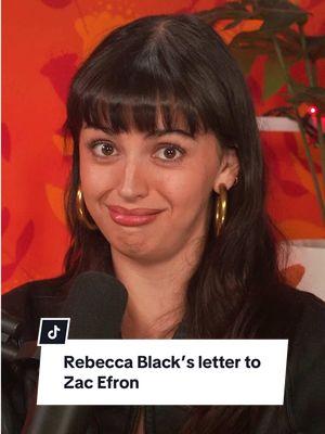 Didn’t everyone try to be pen-pals with their favorite celebrity? 🎙️: The Comment Section  @rebecca black #spotifypodcasts #commentsection #drewafualo #rebeccablack #zacefron