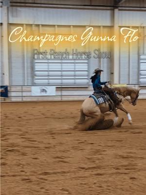 Baby’s first ranch horse show! She was a rockstar 🤩 @cam o  #fypシ #foryoupage #horseshow #ranchriding #reining #cowhorse #reiner #ranchhorse #jsph #champagnesgunnaflo #horse #aqha #horsevideos 