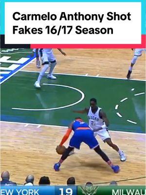 Carmelo Anthony Shot Fakes 16/17 NBA Season  #carmeloanthony #newyorkknicks #nbaedits #stayme7o #goodvibezhoops 