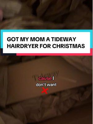 I am so excited for Christmas this year! #tidewayblowdryer #tidewayhairdryer #tideway #hairdryer #blowdryer #tiktokshopholidayhaul #tiktokshopholidaydeals #giftguide #giftideas 