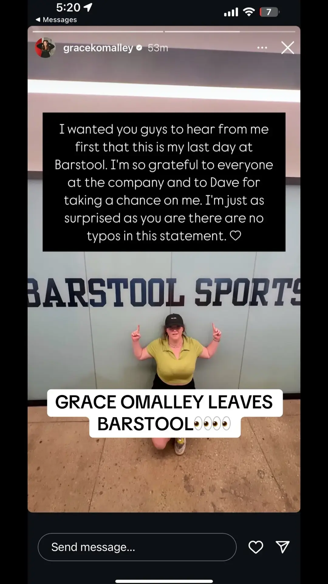 thoughts!?  #fyp #graceomalley #barstoolsports #daveportnoy #briannachickenfry #graceomalleyleavesbarstool #tea #drama #graceomalleyandbriannachickenfry #briannachickenfryandgraceomally #friendshipbreakups #planbriuncut #bffpodcast #foryoupage 