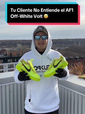 Tu Cliente no Entiende el AF1 Off-White Volt 😅 #sneakers #AF1 #AF1offwhite #virgilabloh #nikeoffwhite #af1offwhitevolt #reventa #sneakertok 