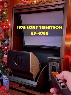 Watching Silent Night, Deadly Night on the 1976 Sony Trinitron KP-4000! This is a self-contained video projection system that is close to 50 years-old! That’s not something you see very often. . . . #vintagevideobasement #vintage #vintageelectronics #sony #trinitron #sonykp4000 #physicalmedia #betamax #silentnightdeadlynight #christmas #merrychristmas #happyholidays #santa #santaclaus #vhs #vcr #crt #crttv #70s #70saesthetic #70svintage #70sdecor #80s #80shorror #80smovies #asmr #hometheaters 