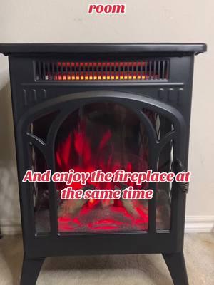 Take the chill out of your room #heater #electricheater #fireplace  #electricfireplace #TikTokShop #holidayfinds #giftideas #over40 #remote #fyp #rwflame #electricstove 