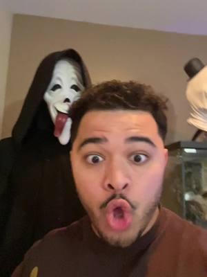 Its not my friend in the costume!!! 🙄 #tiktoklive #joinmylive #ghostface #fyp #viral #tiktokban #creatorsearchinsights 