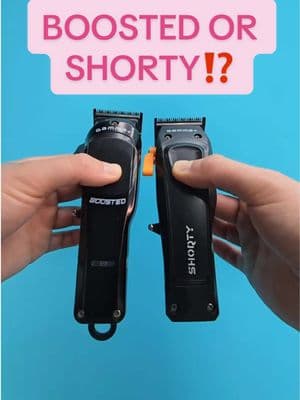 GAMMA+ Boosted Clipper or Shorty Clipper? Barbers lets hear it 🧏‍♂️ #barbertools #gammaplus #gammaplusboosted #boostedclipper #shortyclipper #gammashortyclipper #baldfade #skinfade #blurryfade