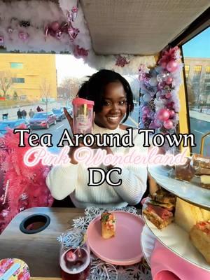 #TTDIDC // Pink Wonderland on wheels 🫖🎀🚌  @Tea Around Town® is pretty in pink this holiday season 🎄 This ~90 minute experience pairs views of the city & its landmarks with pink & white sparkling holiday decor, sweet & savory treats, and of course a selection of hot teas to sip during the trip - it’s a wonderful way to tour DC on a chilly winter day, not to mention the amazing singing voice on our tour guide, Shatericka 💕 This is an alcohol-free experience and a fun, glam way to explore the city. Your ticket also includes a souvenir tea tumbler & they offer branded take home boxes for any treats you don’t finish during the ride. Pink attire welcome but not required! CAN I BRING MY CHILD?: Kids 3 & up are welcome! ❤️ HOW MUCH?: tickets are $85+ - use my code AYEJENNAI5 for 5% off (this code is good for a year, so you have plenty of time to save on your trip in 2025!) HOW DO I BOOK?: visit www.teaaroundtown.com to reserve your ride 🎟️ In addition to DC, Tea Around Town has tours available in NYC, PHL, HTX, & ATL! #TATPinkWonderland #tatDCinfluencer #teaaroundtownDC #thingstodoindc #kidfriendlydc #dctourist #exploredc #visitdc #mydccool #dcinfluencer #dcactivities #dcdateideas #washingtondc things to do in dc bus tour / birthday graduation ways to celebrate in dc