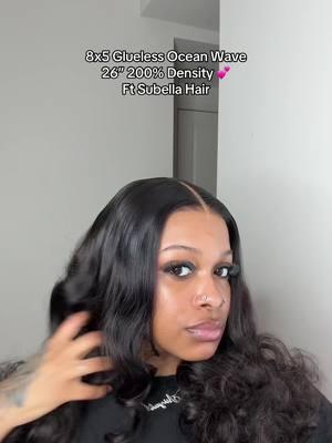 This is definitely the perfect wig for you💖 @Subella Hair #subellahair #subellahairreview #subellaoceanwavewig #oceanwavewig #fyp #gluelesswig #gluelessoceanwavewig #TikTokShop #tiktokshopwigs #tiktokshopholidayhaul #viralllllll #blackgirlmagic #wigs #wigtutorial #wiginstall #wiginfluencer #wiginstalltutorial #