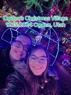 Last night we went and saw the #ChristmasLights at #OgdenChristmasVillage We had a lot of fun and wanted to share! I love you forever @Collin McRae ♥️💚🥰🥰 #utah #christmas #christmaslights2024 #utahcheck #winterfun #ogdenutah #iloveyouforever 