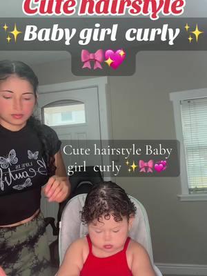 ✨Lindo peinado para mi niña curly ✨🎀😍#babyhairstyle #curly #hairstyle #babyhairs 