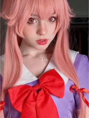 so like.. anyone wanna talk abt future diary in the comments… #futurediary #yunogasaicosplay #futurediarycosplay #yunogasai #mirainikkicosplay #futurediarycosplay #yunocosplay 