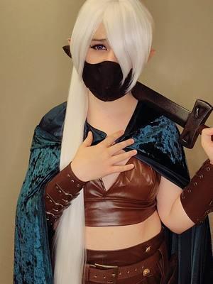 take this as you will 👀 #drow #drowcosplay #dnd #dndcosplay #originalcharacter #originalcharactercosplay #oc #occosplay 