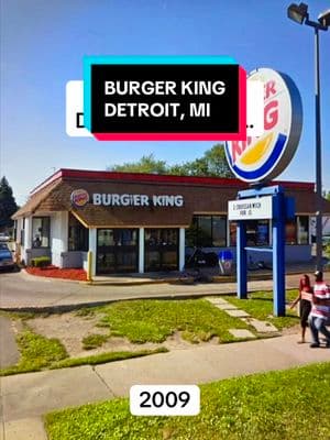 What happened here? 😬🍔🥤 #abandoned #abandonedplaces #burgerking #fastfood #googlemaps #thenvsnow #detroit #michigan #fyp 