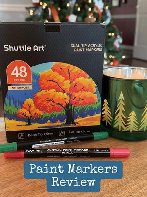 You’ve got to try out these paint markers! 🤩 Pair the ornaments with some candy for a cost effective and thoughtful gift. 🍬  #ChristmasGiftIdea #PaintMarker #DIYGift #Crafting #FoundItOnTikTok @Shuttle Art 