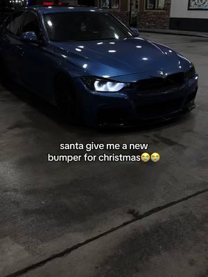 rs😭 #bmw #335i #slow #crash #n55 #f30 #msport #cars #carsoftiktok #bmwmotorsport #christmas #santa 