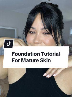 Foundation tutorial for mature skin. Wearing @Polite Society Beauty More than a pretty face shade light medium  @Sigma Beauty F80 #creatorsearchinsights #matureskin #foundation #foundationtutorial #makeuptutorial #over40makeup #matureskinmakeup #matureskin #realskin 