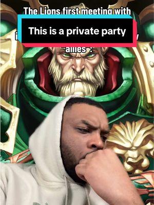 This is a private party #warhammer #warhammer40k #warhammercommunity #40k #lore #funny #gaming #hoodguard #indeed #greenscreen 