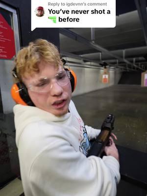 Replying to @igdevnn try again 🤠 #lilmanj #fyp #gunrange #country 