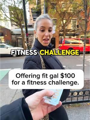 Offering fit girl $100 to complete a fitness challenge. #nyc #FitTok #workout #fyp #pushupchallenge #pilates 