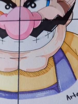 Coloring Wario with different Markers Part 4 Arteza Markers #art #arttok #arttoker #artoftheday #supermario #arte #dibujo #fyp 