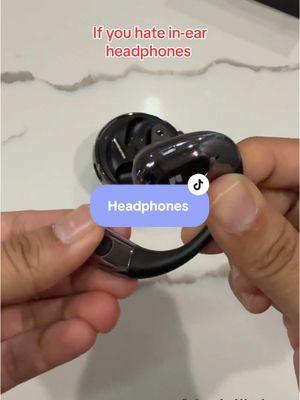 These open ear headphones are a game changer . . . . #headphones #earbuds #openearheadphones #openearbuds 