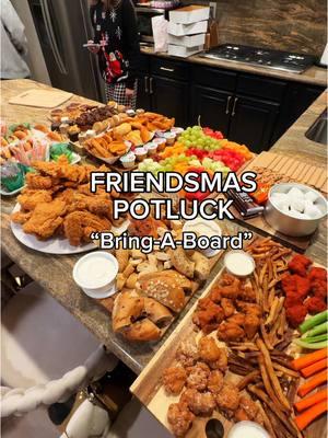 Each person has to bring a themed board of food for the potluck! 🍗🍔❄️ For our Christmas company party this year we switched things up! 🎄🎅 Since we are all foodies we had to make it special like there was an in-n-out board, a s’mores board, and even a bagel board! 🍞 🍫 What would you bring to the function? #friendsmas #potluck #potluckideas #foodideas #partyideas #christmasparty #christmasfood #foodbloggers Food blogger Los Angeles food ideas party ideas potluck food shareable party Orange County friendsmas party friendsmas idea themed potluck in n out board food board charcuterie board ideas fried chicken board bread @D I A N E @Joy 🍒 @Joe Castro @HangryBlogger @Tram 