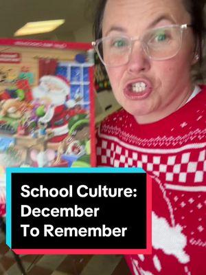 December to Remember in Schools be like 🎄🎅🏻🧑‍🎄☕️🚞🍪 What does your school do? #schoolculture #decembertoremember #teachersbelike #teacherfun #happyholidays #teacherlife 