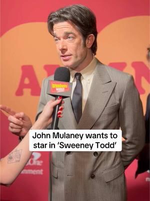 @ALL IN: COMEDY ABOUT LOVE star John Mulaney jokes abour starring in #SweeneyTodd. #broadway #johnmulaney #comedy #theatre #allin