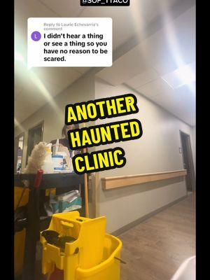 @Soft 🌮 Another haunted clinic?? TW: Language #portals #mimic #alone #haunted 