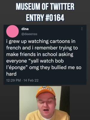 Bob l'éponge - Museum of Twitter #0164 #museumoftwitter #twitterquotes #twitter #nickelodeon #spongebob #spongebobsquarepants #cartoons #cartoon #90snostalgia #2000snostalgia #nostalgia #bobleponge