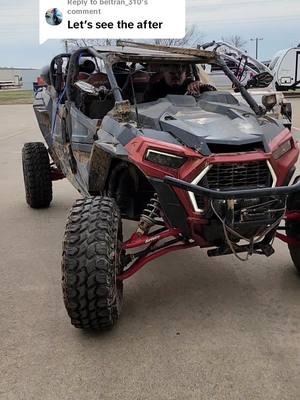 Replying to @beltran_310 good as new 💯 #MBoffroadTX #michemike #michemillones #polarisrzr #rzr #thumperfab #customcage #rzrrollover #rrmt @E s t e f a n i 🔥 @Miche millones 