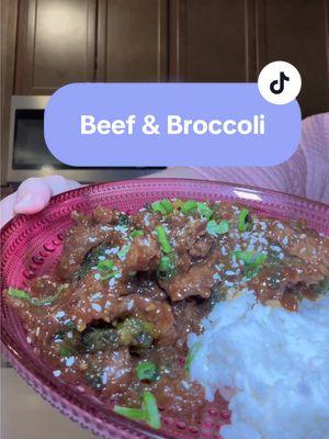 Beef & Broccoli- the best way 🤪 #beefandbroccoli #cookingathome 