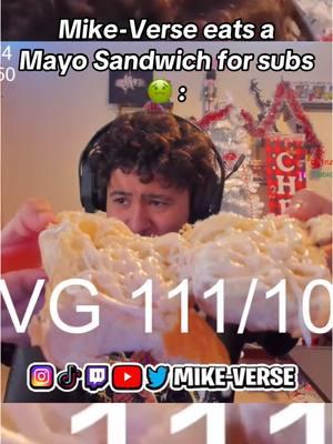 I don’t think he likes mayo #fyp #foryou #foryoupage #mikeverse #trending #twitchclips #twitchstreamer #explore 