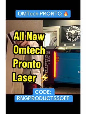 The all new Omtech Pronto High Speed Laser Engraver. One of the best budget and performing lasers  on the market. Save 5% with our code RNGPRODUCTS5OFF #OMTech #omtechpronto #sixfigures #smallbusinessideas #sidebusiness 