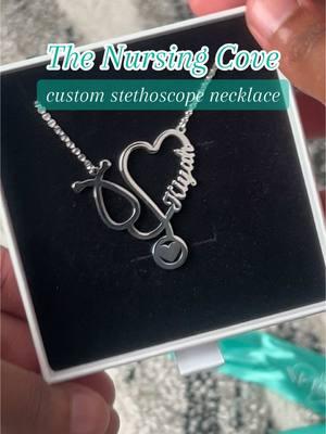 OWNER: @Nurse Chamille💞 get into this super cute packaging😍. Fast shipping, affordable prices, great quality!!! every girl loves/ needs a good necklace. #healthcarebaddie #customnecklace #nursegifts #nursingstudent #nurselife 