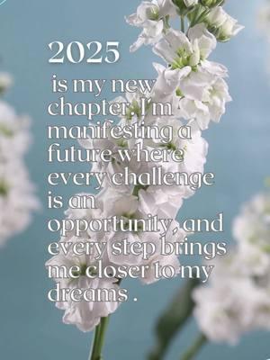 2025 will be my year!! #ManifestationJourney #abundanceflows #LawOfAttraction #2025 #manifestation #manifestthebestlife #year2025